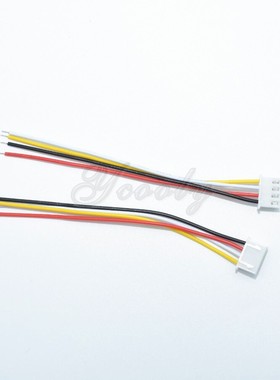 白色连接器 PH2.0 2pin 2.0间距 公头带线单头端子线 电路板接线