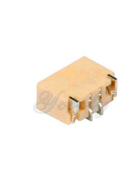 立贴式 0.8mm间距 7Pin 白色座子 贴片插座连接器接插件 焊板针座