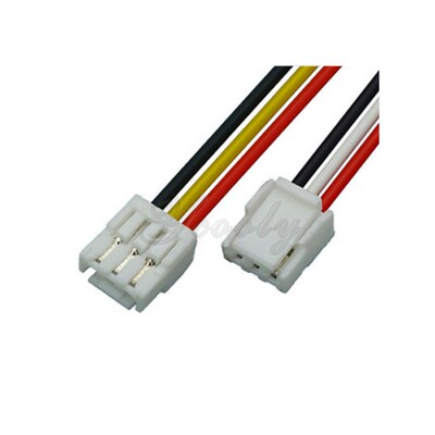 带锁GH1.25mm 3pin 带线 单头线  端子线 接线插件 替代JSTA1257