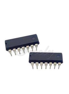 HEF4093BP DIP14 贴片 四路2输入与非门施密特触发器 逻辑芯片