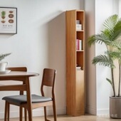 实木转角柜墙边窄夹缝收纳置物架客厅角落三角形储物柜子靠墙书架