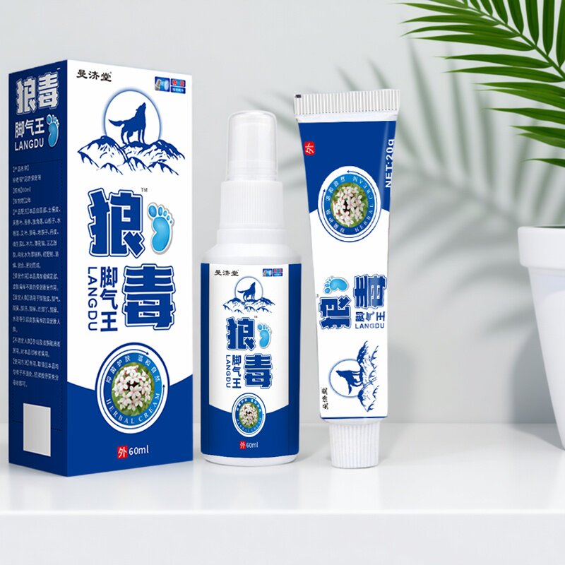 狼毒脚气王喷剂软膏足爽喷雾脱皮皮肤消毒护理（消）