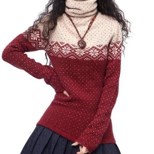 修身显瘦高领毛衣女款2025新款韩版加厚针织打底衫内搭长袖上衣潮