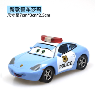 赛车总动员闪电麦昆警察莎丽玩具合金小汽车模型儿童玩具车模