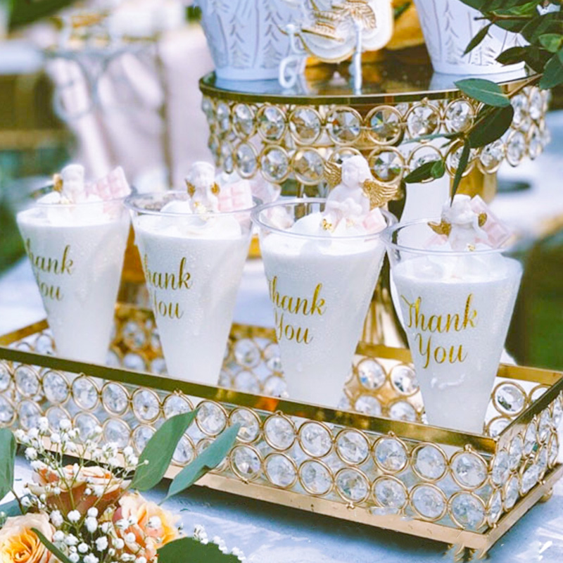 一次性慕斯布丁高脚甜品杯红酒杯