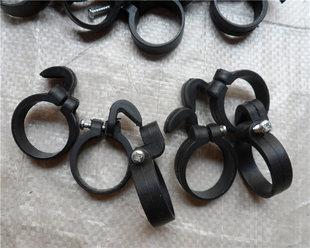 自行车把立快拆把立塑料胶圈 安全扣 折叠把立勾 锁死扣 塑料勾