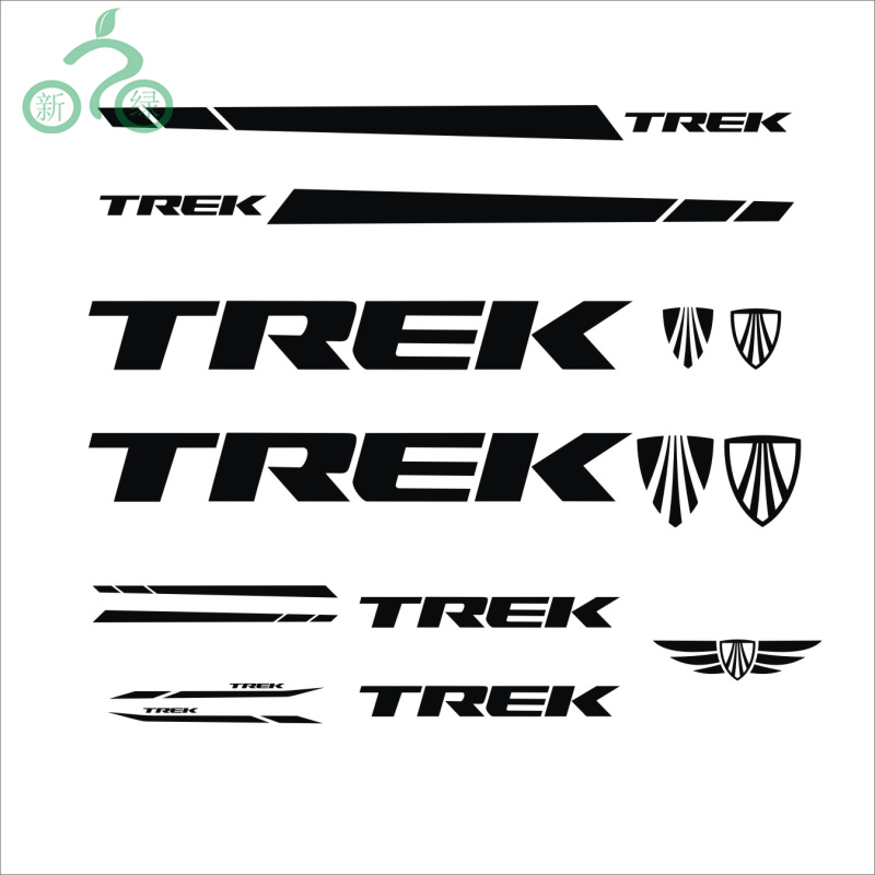 个性TREK崔克自行车车架贴纸山地公路车车管反光diy车身防水车贴