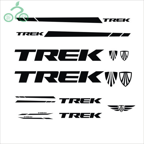 个性TREK崔克自行车车架贴纸山地公路车车管反光diy车身防水车贴