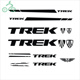 个性 TREK崔克自行车车架贴纸山地公路车车管反光diy车身防水车贴