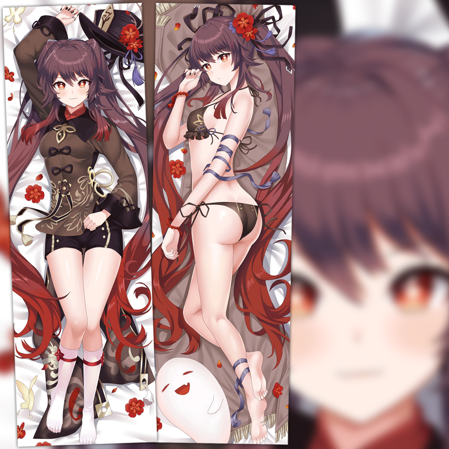 原神周边胡桃等身抱枕套动漫手