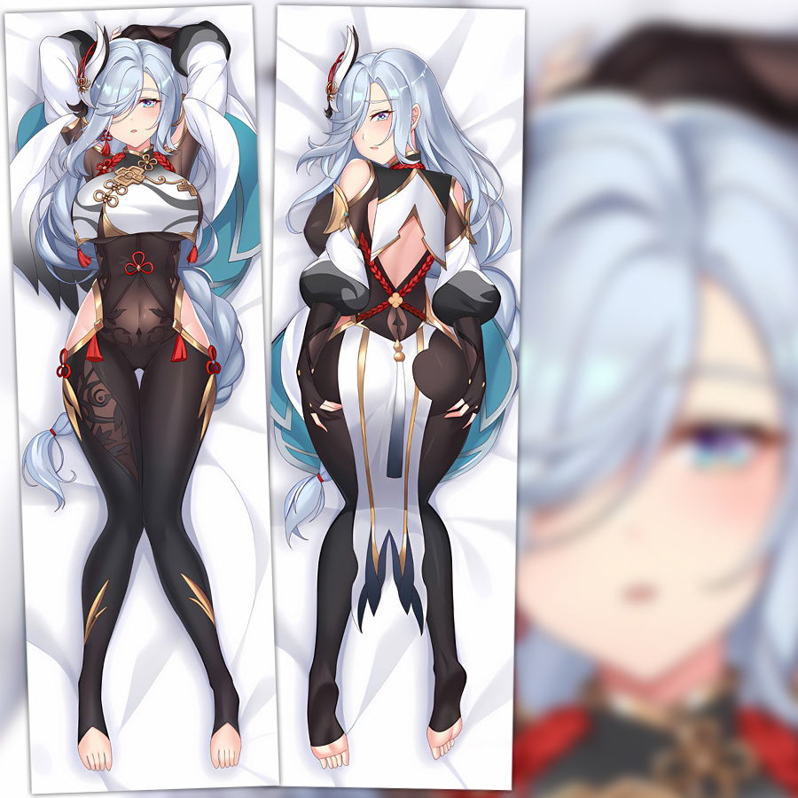 原神手游申鹤等身抱枕动漫二次元游戏周边可来图定制宿舍睡枕靠枕