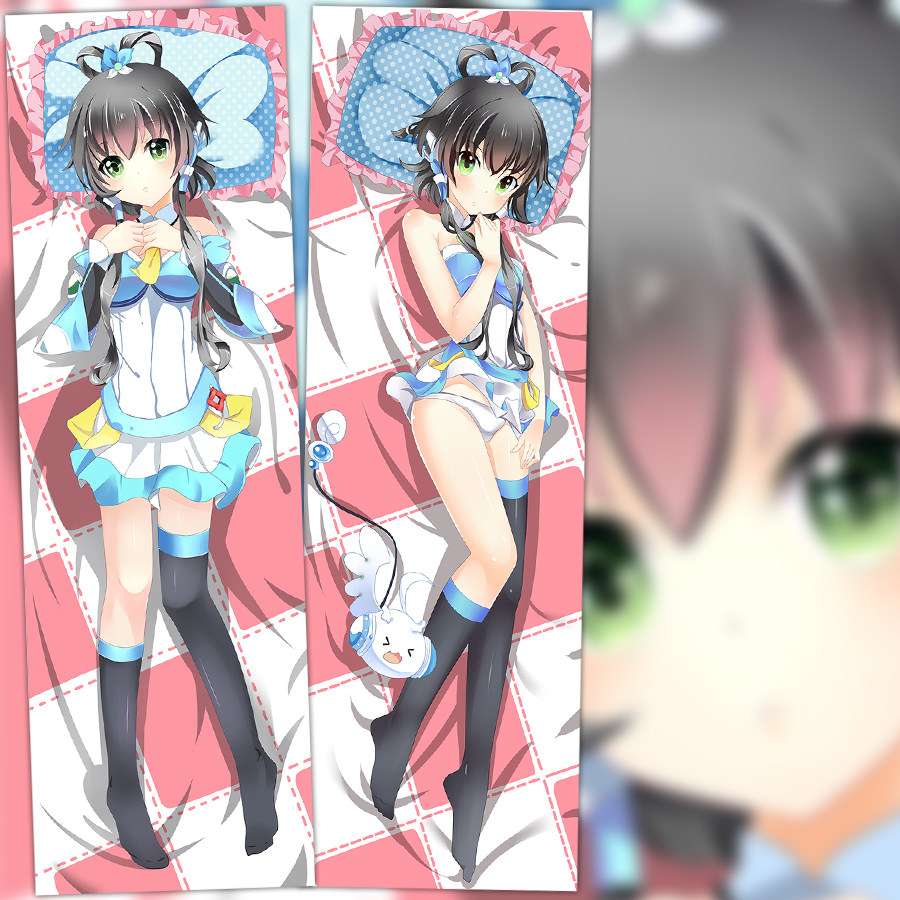 二次元动漫洛天依周边礼物等身抱枕宿舍舒适睡枕方枕来图定制 2wt