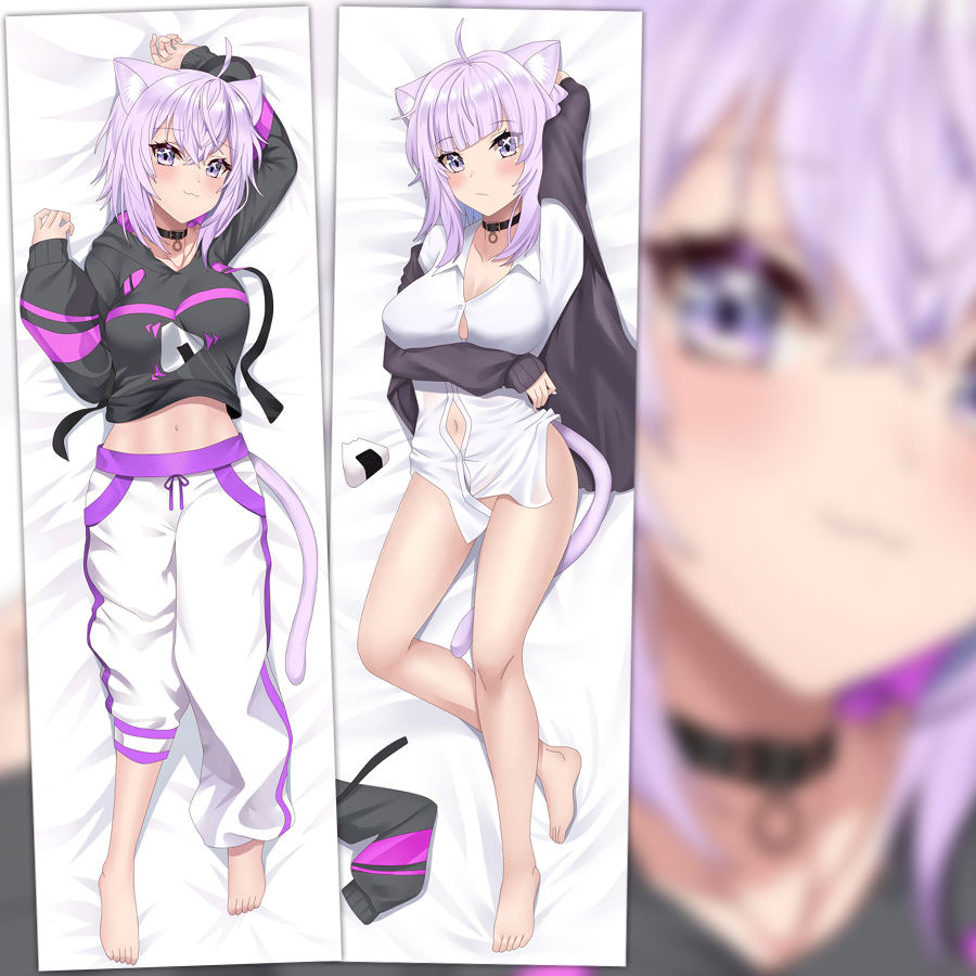 猫又小粥等身抱枕套全身半身枕靠