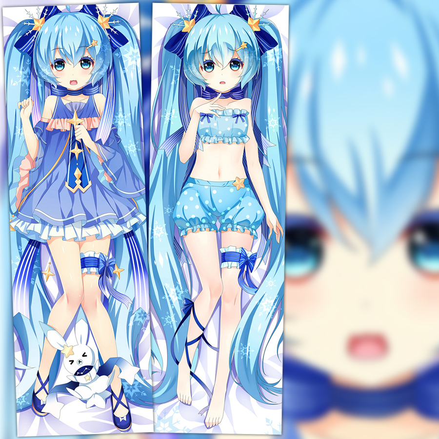 初音V家二次元等身抱枕雪初音周