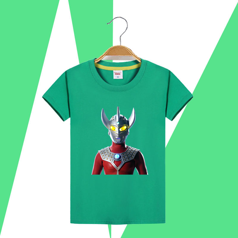 夏季新薄款纯棉宽松短袖T恤泰罗女男儿童2026半袖圆领上衣