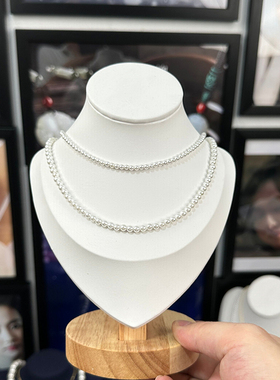 珍珠项链小米链女毛衣链项链