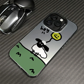 简笔画卡通小羊适用苹果15promax手机壳iPhone14高级13新款 12可爱pro磨砂情侣17plus镭射xs少女全包防摔硬壳