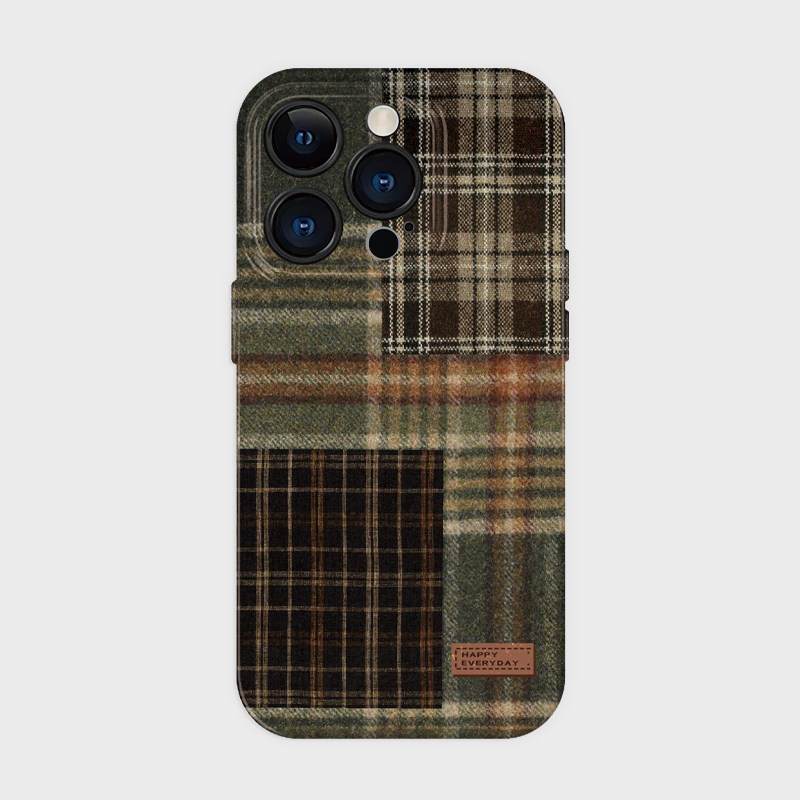 复古艺术格子适用苹果17promax手机壳iPhone16二合一菲林12新款11情侣14网红13卡通15plus小众xs全包防摔硬壳,3C数码配件,手机保护套/壳,淘宝优惠券,粉丝福利购,淘宝优惠卷