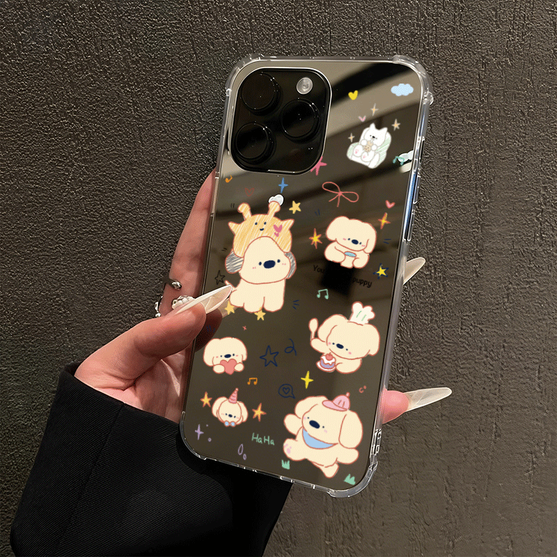 ins超萌星星小狗适用苹果17promax手机壳iPhone16创意14新年款15可爱小众13情侣12plus镜面11全包x防摔xs硬壳,3C数码配件,手机保护套/壳,淘宝优惠券,粉丝福利购,淘宝优惠卷