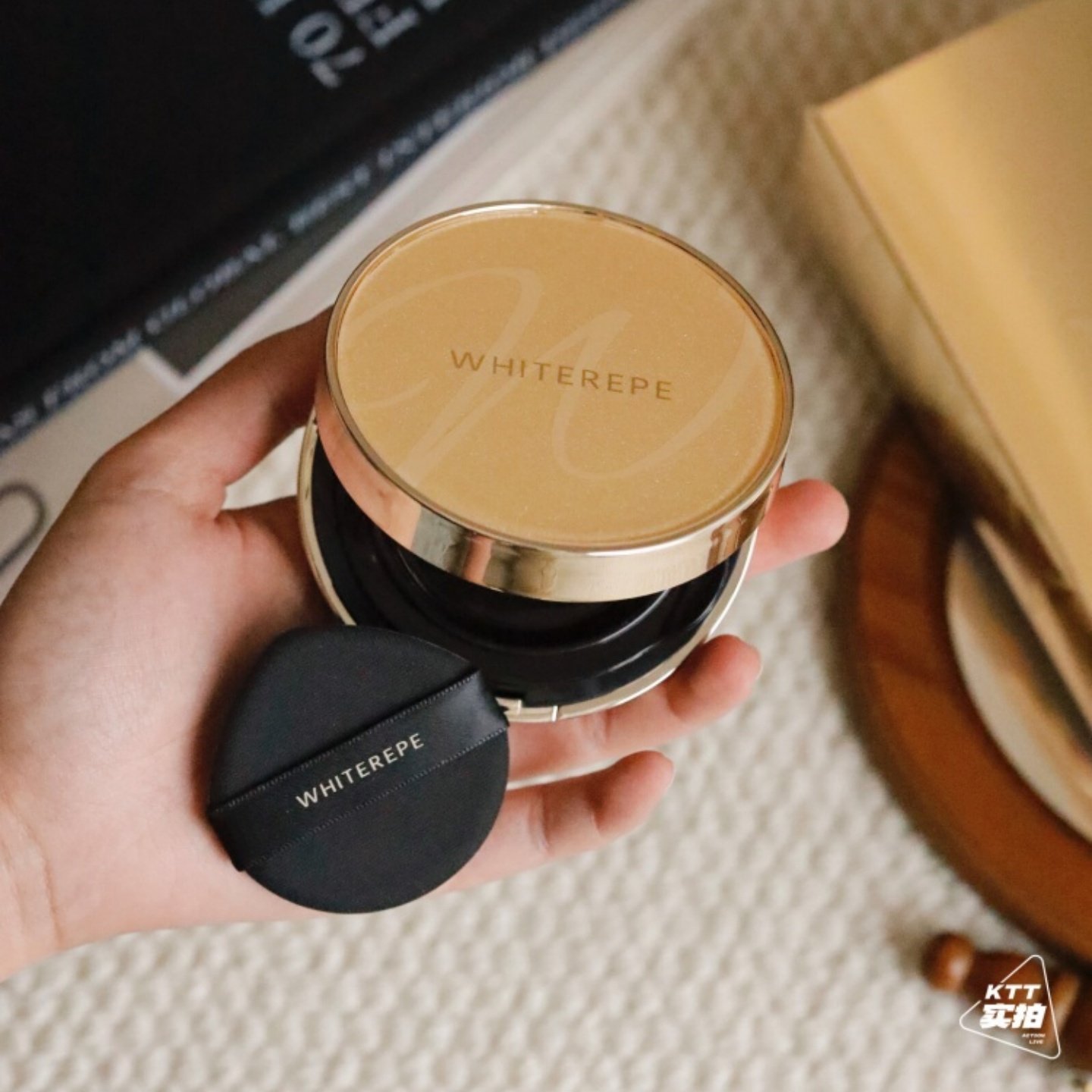日本WHITEREPE皮贴骨反转气垫霜15G 脸部遮瑕养肤粉底精华,彩妆/香水/美妆工具,气垫,淘宝优惠券,粉丝福利购,淘宝优惠卷