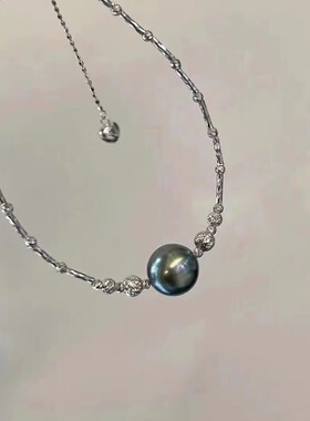 天卉路路通大溪地珍珠手链18K金海水菠萝球手圈轻奢高级感叠戴