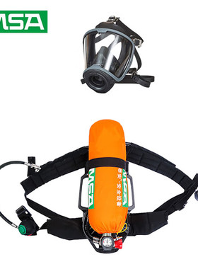 MSA  10240486 空气呼吸器,AX2300,6.8L,有表瓶阀  中号