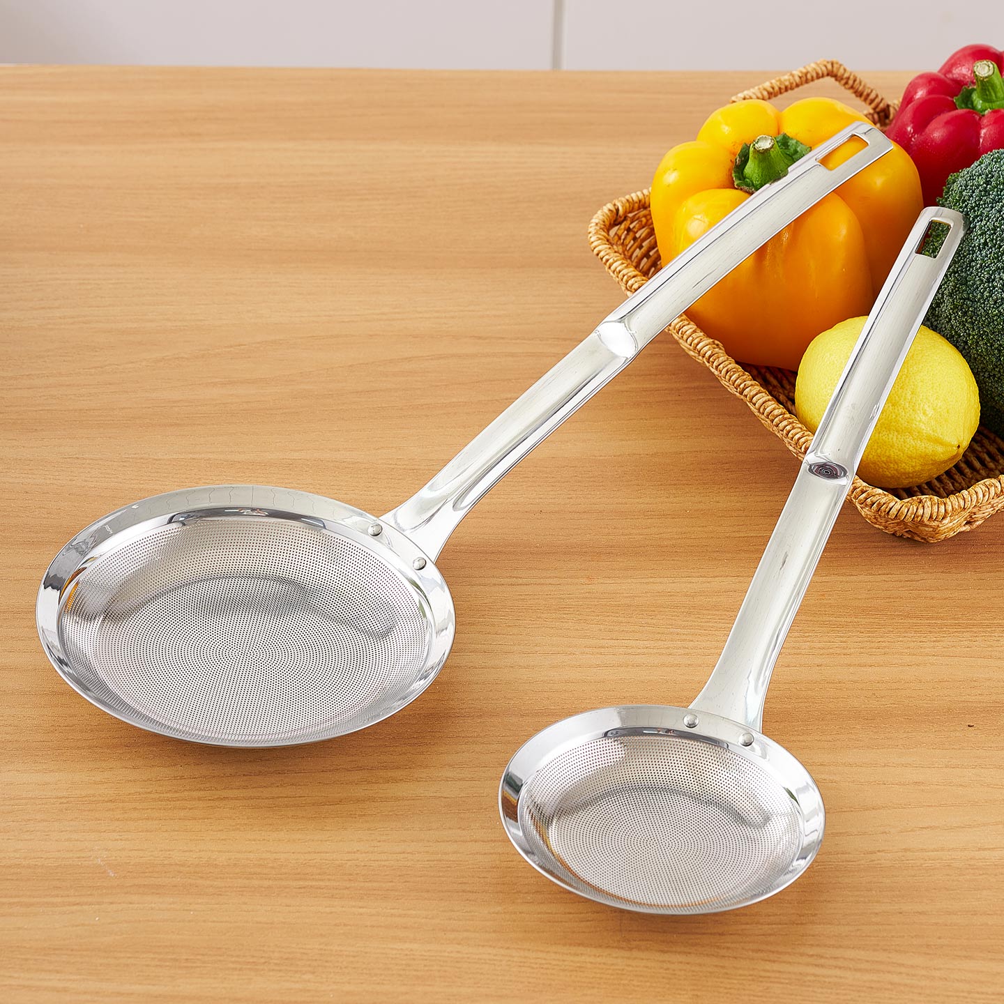 304不锈钢漏勺家用厨房打沫勺