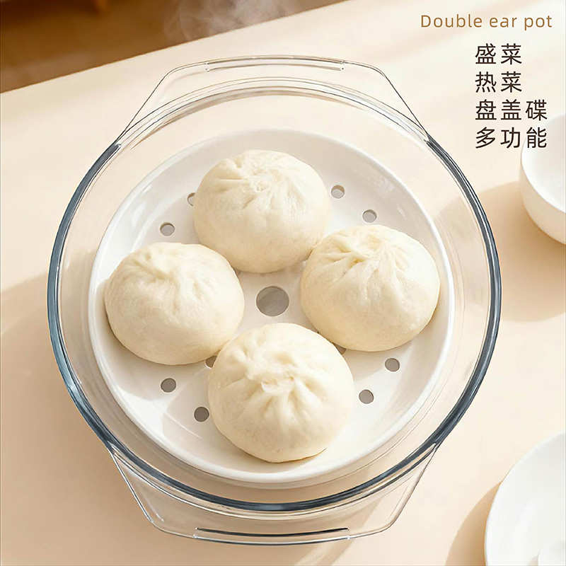 玻璃碗耐高温家用微波炉加热