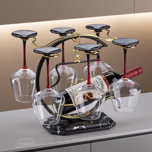 轻奢高档红酒杯架套装