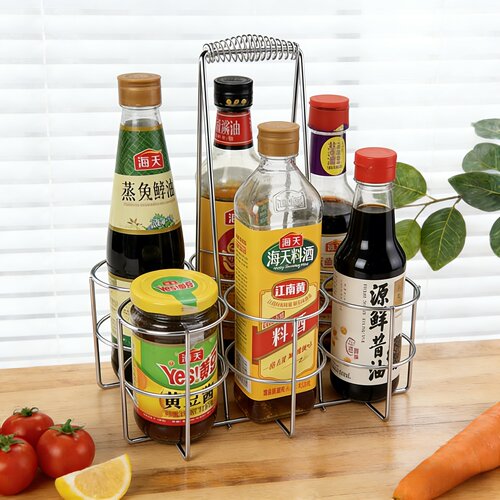 铁艺手提多功能调料啤酒架