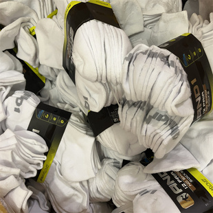 老百姓 元 秋冬男士毛圈底防震全棉AND抗菌透气美国棉船袜短袜