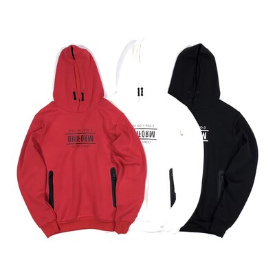 老百姓 元 丝滑空气棉宽松休闲百搭上衣运动外套潮连帽套头卫衣