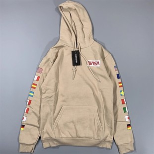 纯棉抓绒连帽宽松运动卫衣外套 联合国太空 老百姓 元