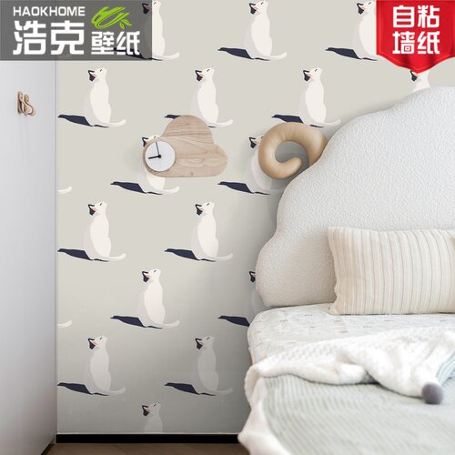 浩克可爱卡通自粘墙纸