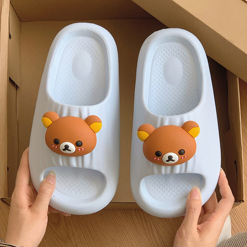 情侣eva厚底浴室防滑居家凉拖鞋