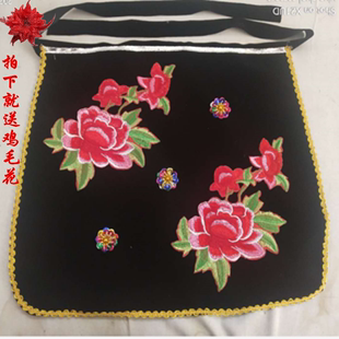 2020年新款 绣花围裙秧歌民国话剧舞台演出服饰舞蹈二人转表演肚兜