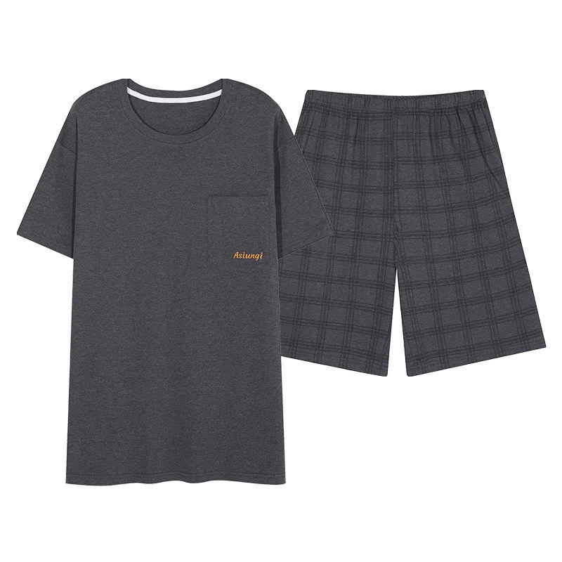 特大码家居服男士250斤短袖短裤加肥加大胖子莫代尔棉睡衣5XL6XL