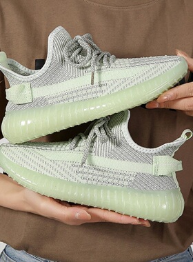 情侣鞋非织网鞋椰子鞋果冻软底老北京布鞋休闲运动跑步鞋透气吸汗