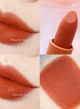 韩国正品3ce口红 哑光雾面唇膏 持久吃土南瓜脏橘色#220砖红#908