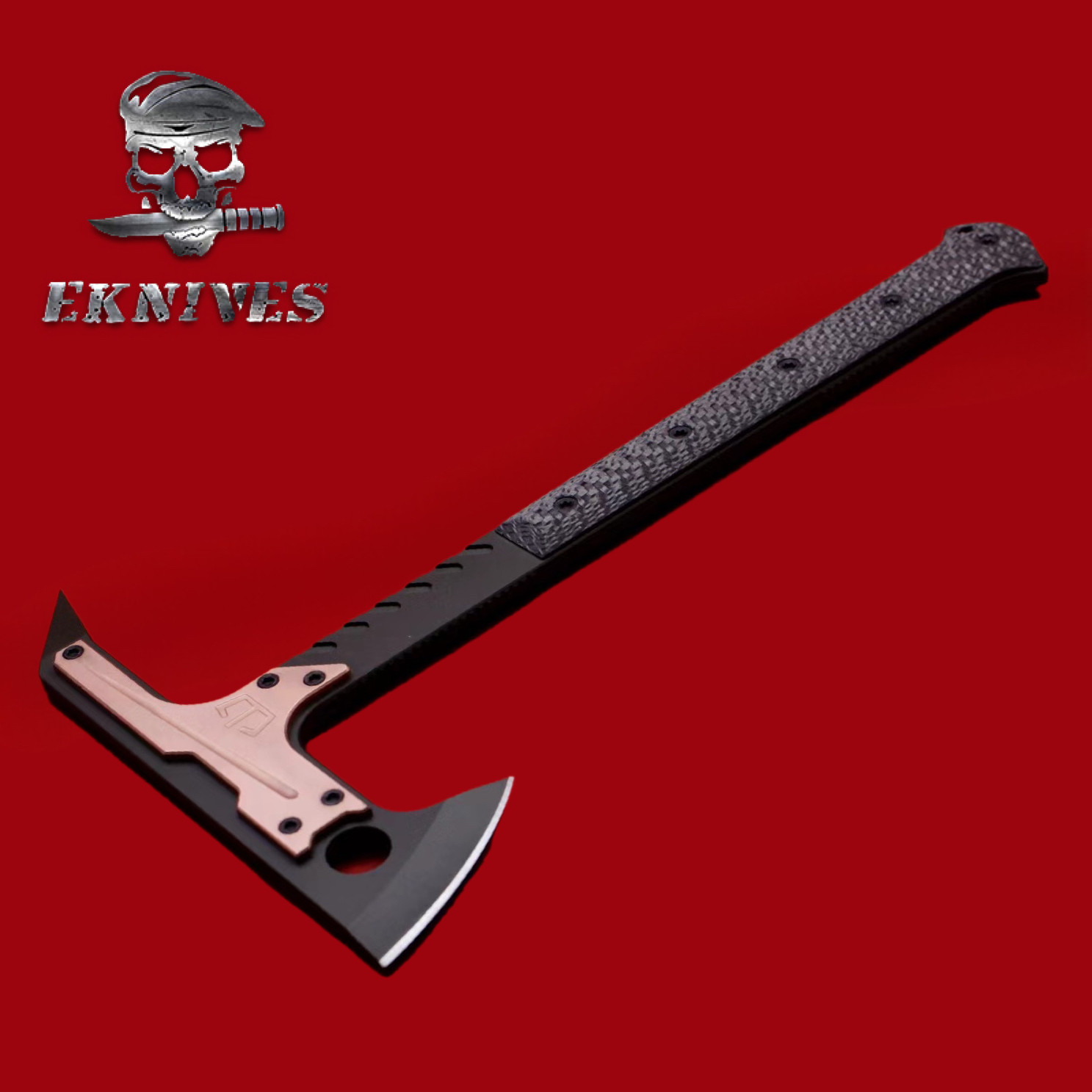 美国Blackside Customs Rykochet战斧 碳纤维手柄采用S7钢PVD涂层