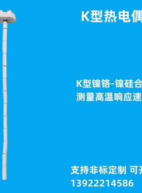 K型热电偶芯WRN-010高温电阻炉实验炉马弗炉测温棒陶瓷温度传感器