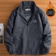 加绒外套男秋冬2023新款 上衣商务休闲夹克弹力立领运动冲锋衣宽松