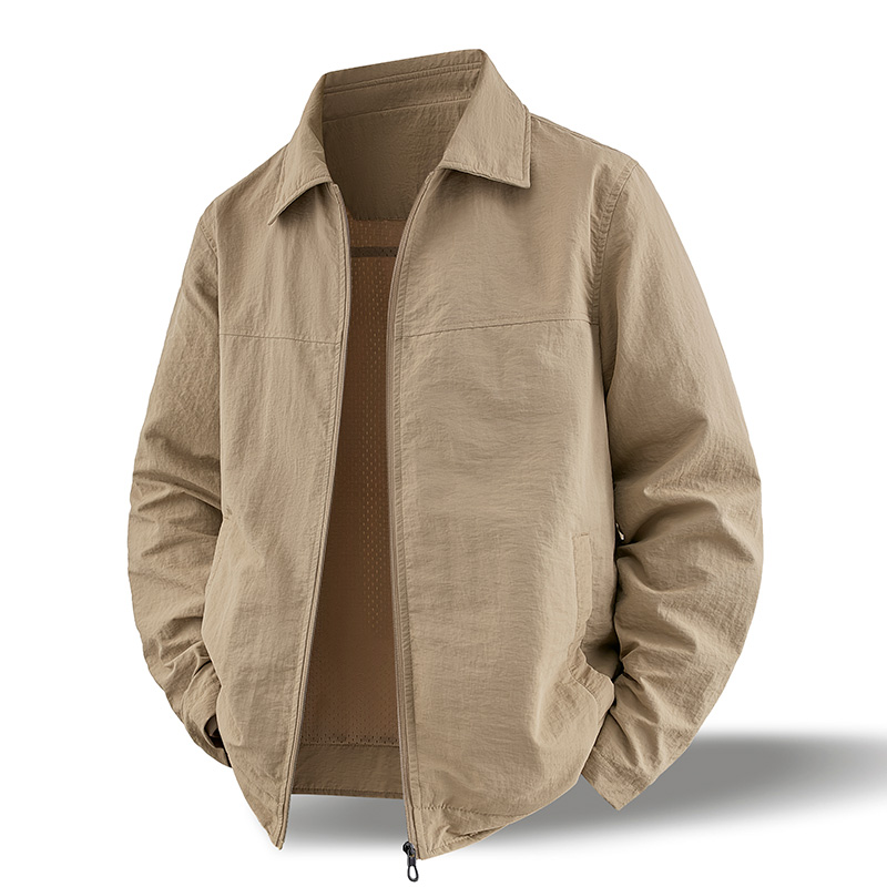 男春秋季2025新款防风夹克男