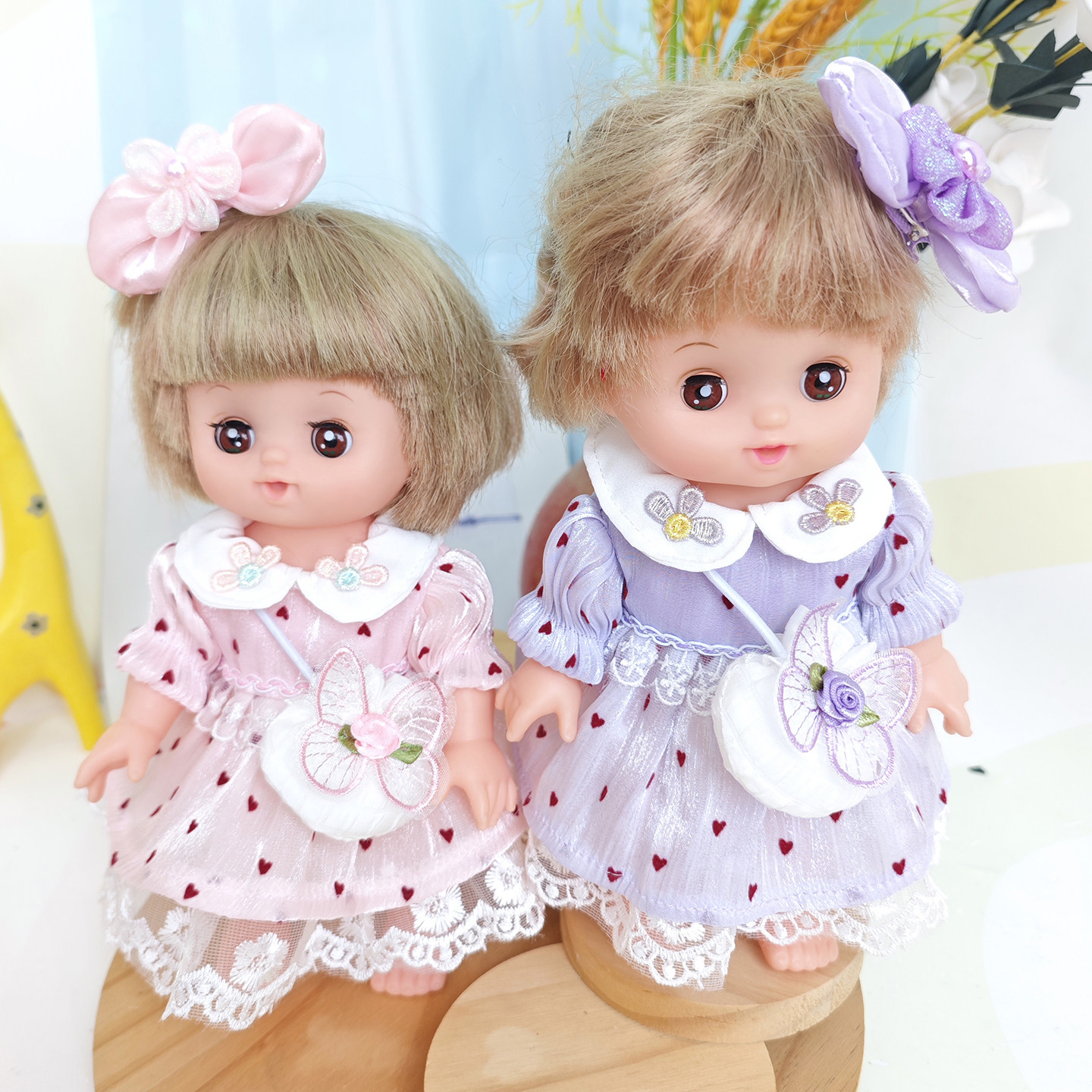 新款娃衣适用咪露娃娃替换搪胶关节娃衣服幼稚园手工装扮换装套装