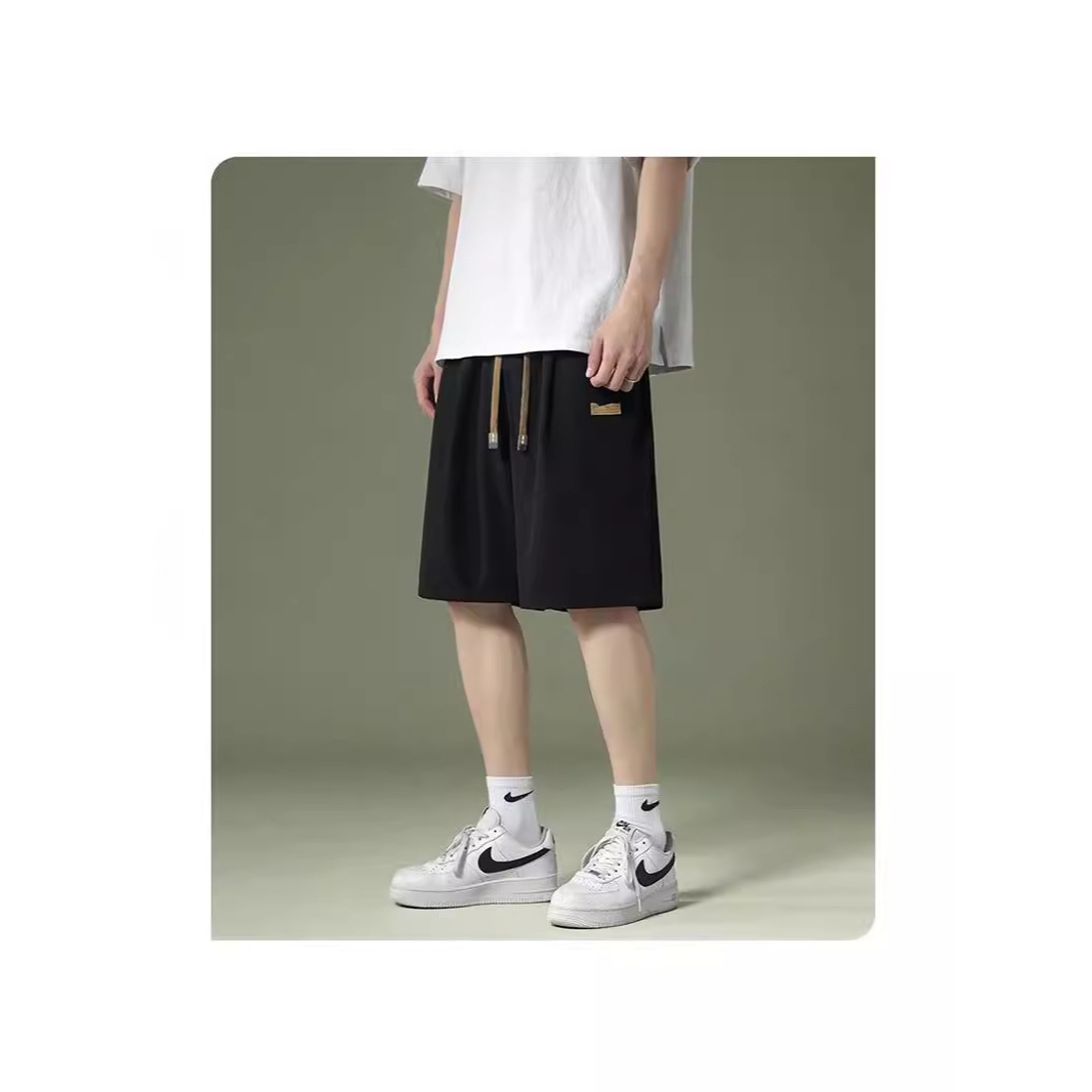 夏季百搭宽松短裤男女同款ins简约直筒休闲五分外穿时尚潮流短裤1