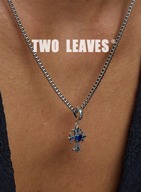 TWOLEAVESS925纯银十字架吊坠