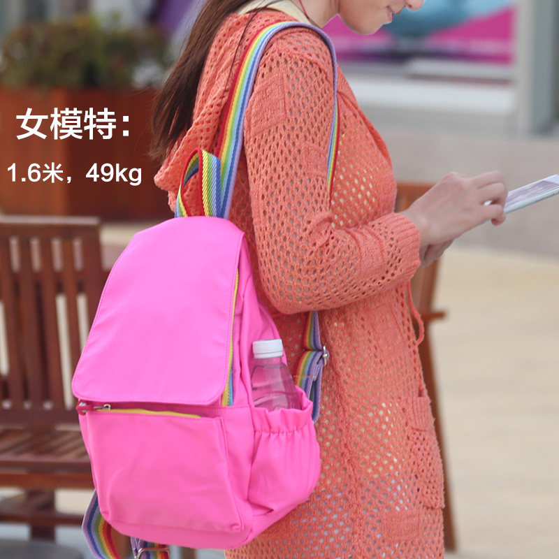 夏季淑女小背包学生日用逛街爬山双肩背包