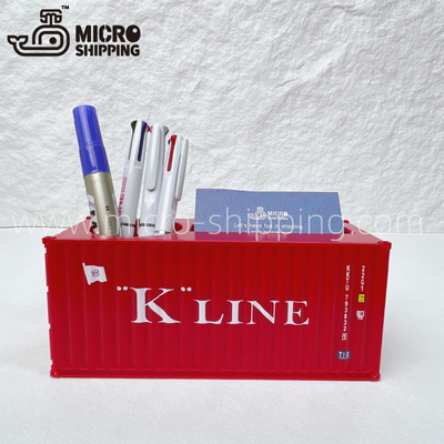 K LINE 集装箱笔筒名片夹创意办公用品文具礼品摆件定制展会礼