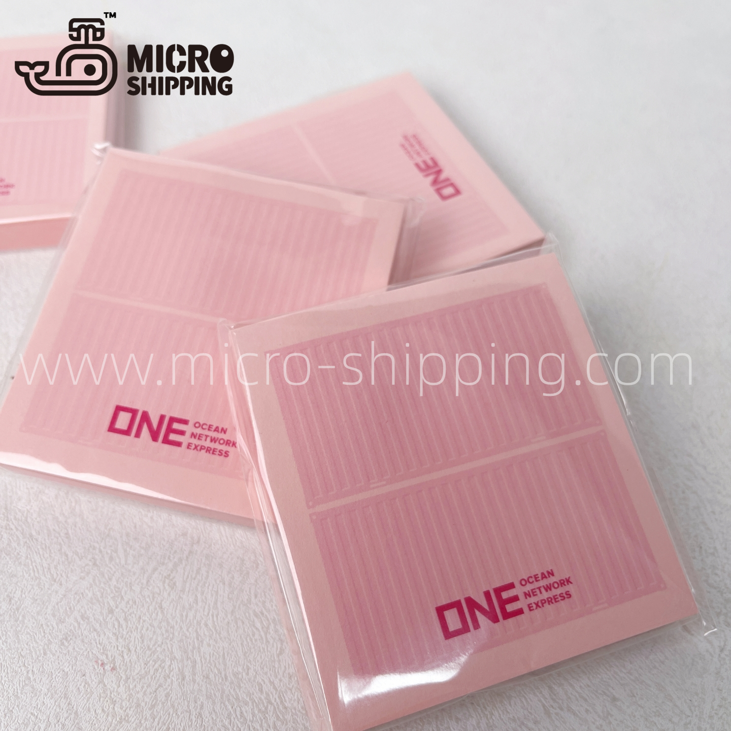 航运元素集装箱造型ONE便签纸可黏贴可定制办公用品展会礼品