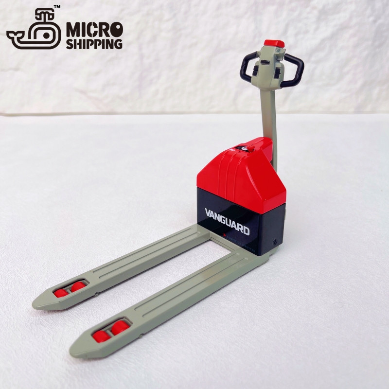 Vanguard1:10合金平板叉车模型堆高机手动液压车搬运车地牛模型